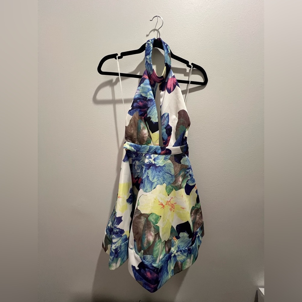 Floral Halter Dress